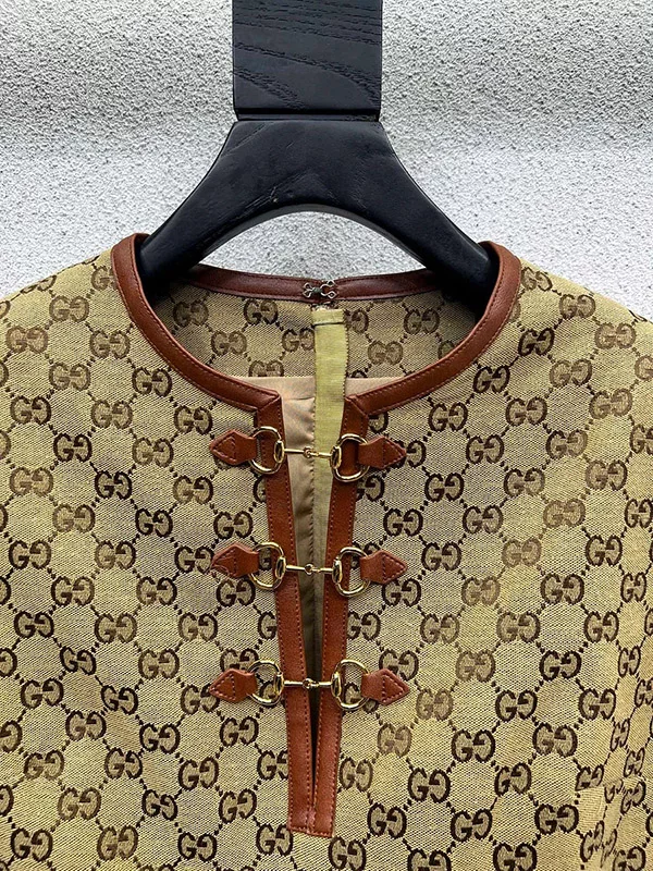 Khaki Jacquard Dress QZ-93130