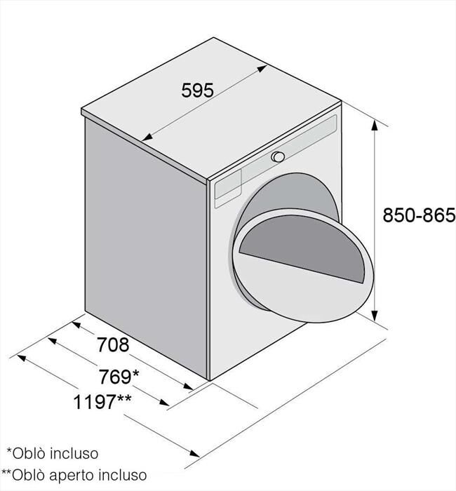 ASKO - Asciugatrice T 211 H.W 11Kg Classe D-Bianco