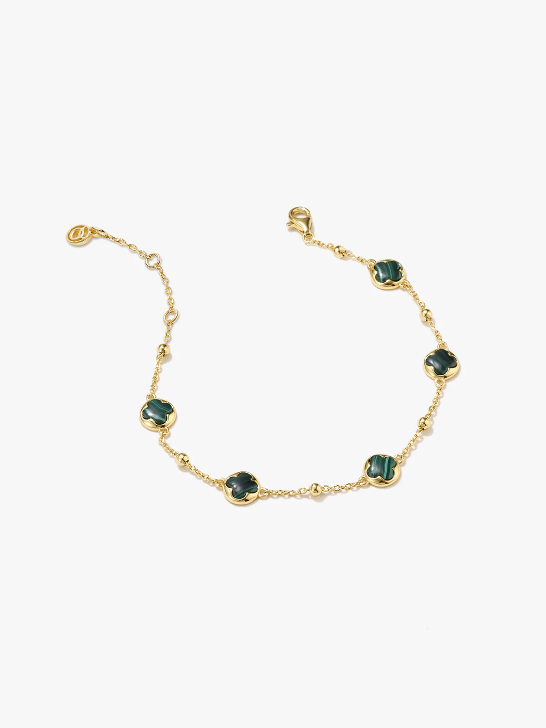 Clover Malachite Bracelet