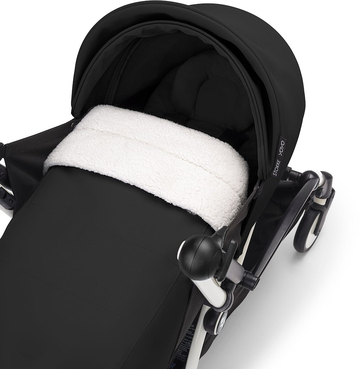 Stokke YOYO3 Ultra Compact Complete 0+/6+ Stroller Bundle - Black / Taupe