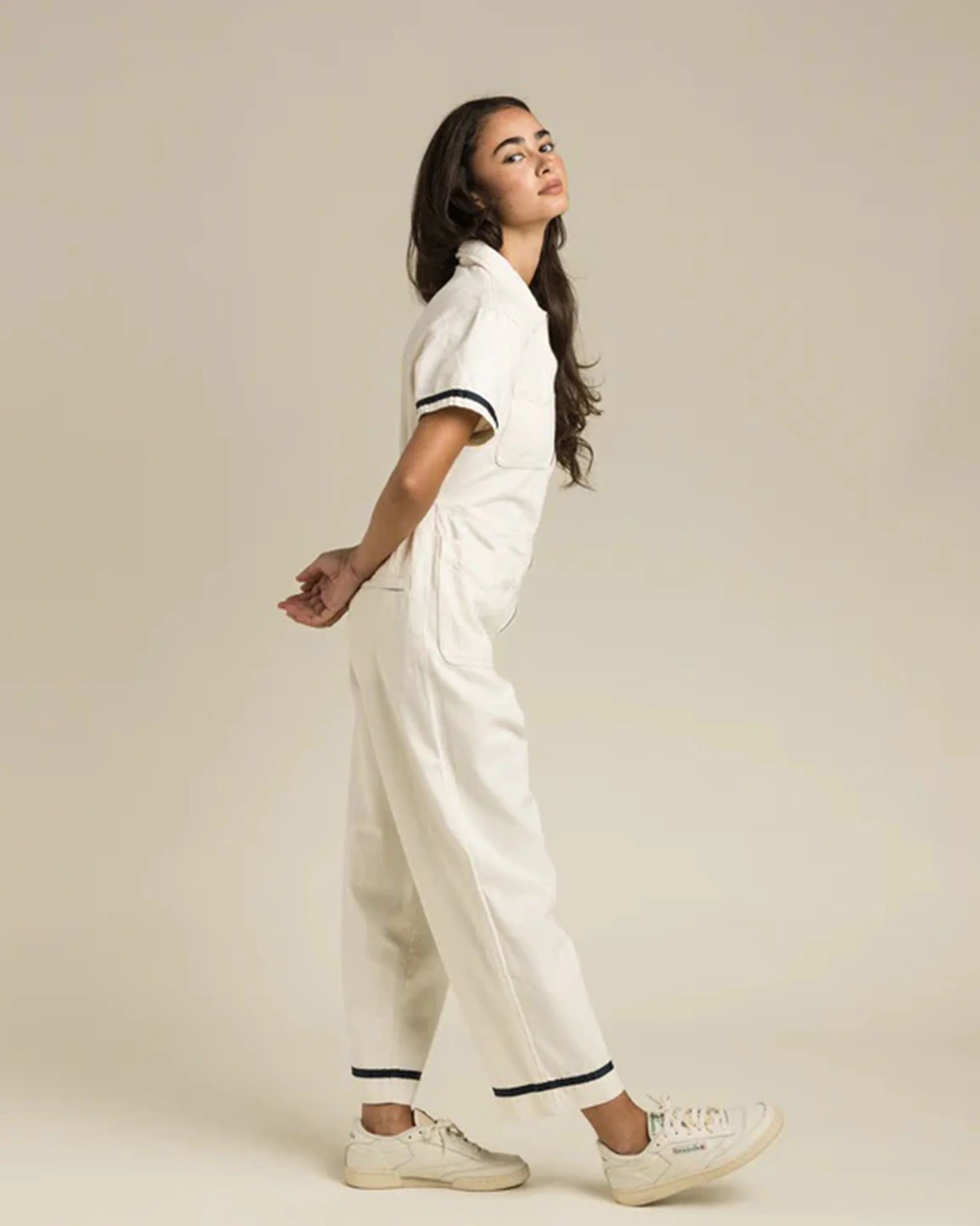 The Dolly Jumpsuit - Ecru