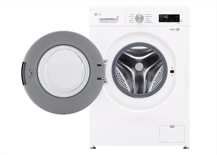 LG - Lavatrice AI DD F4NX1008NWK SERIE X1 8kg Classe A-Ivory White