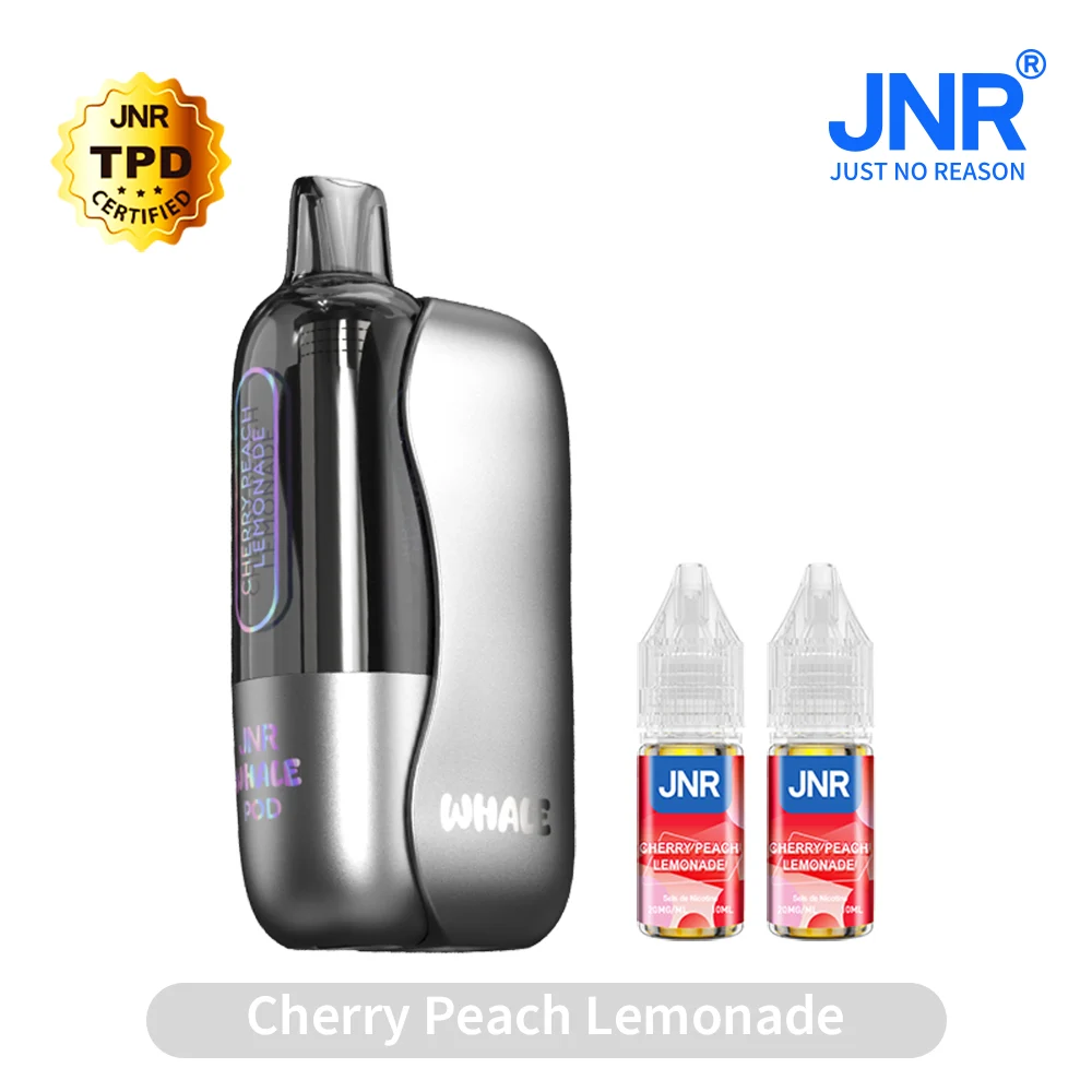 JNR Whale 38K Puffs - Kit Pod Pré-rempli et Rechargeable - Vape Grok