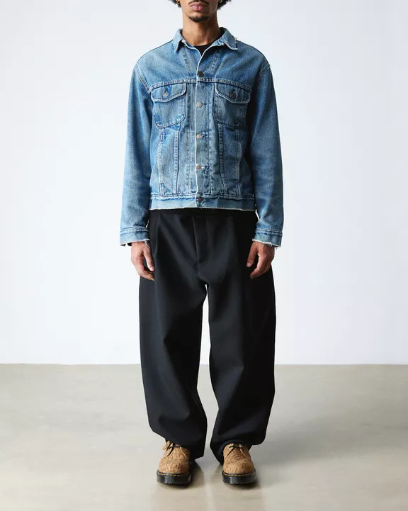 1461 Bex Made in England Emboss Suede Oxford Shoes