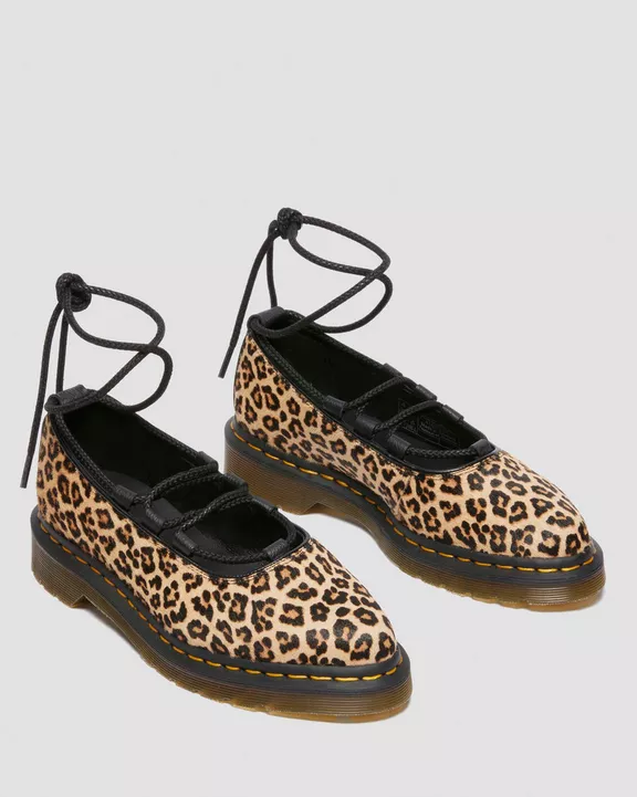 Elphie II leopard ballet flats