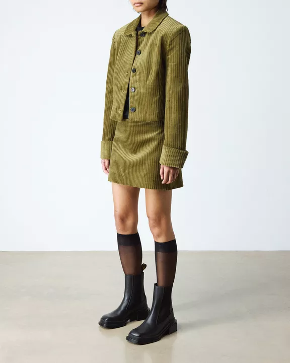 Maybole Square Toe Leather Chelsea Boots