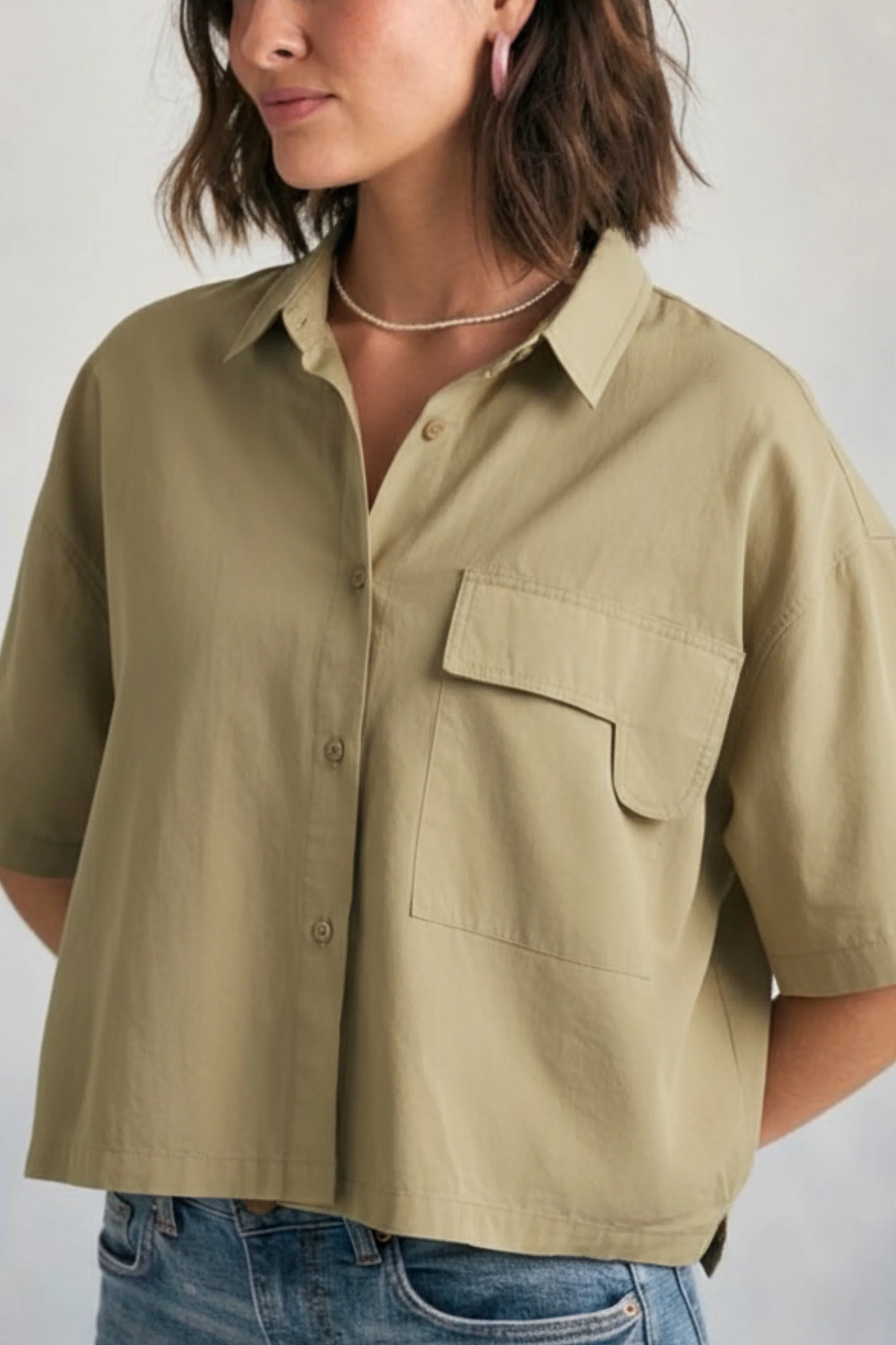 Lily Oversized Collared Shirt