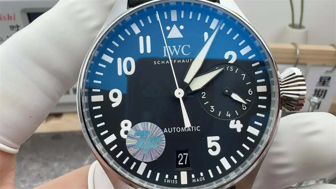 ZF Factory IWC Big Pilot Watch – Premium Stainless Steel Replica with Black Dial