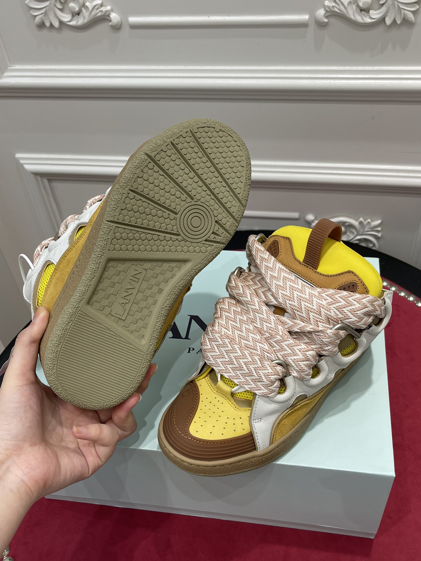 LAN Leather Curb Beige Yellow FM-SKRK11-DRAG-H200509