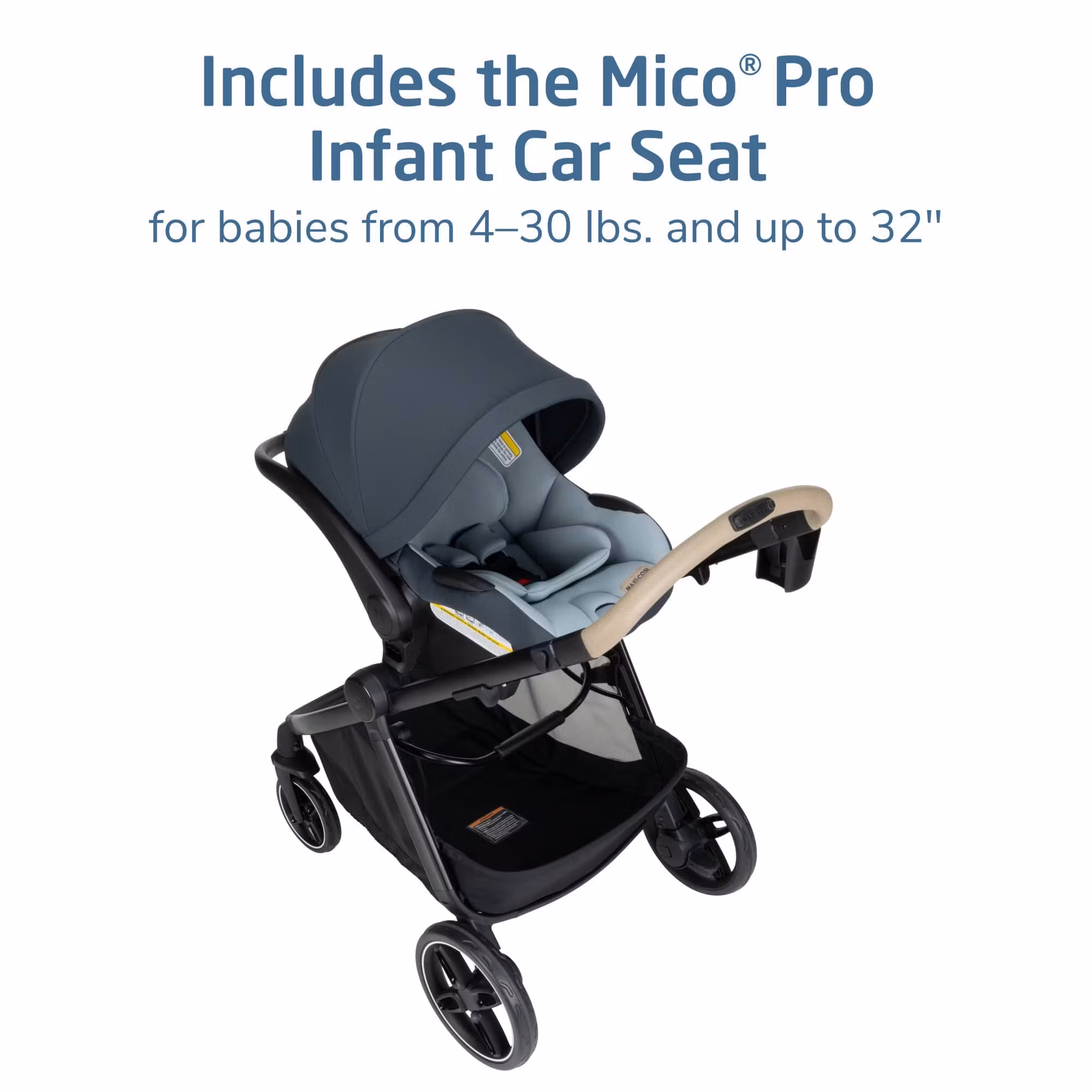 Maxi-Cosi Zelia Pro 5-in-1 Travel System - SeaScape