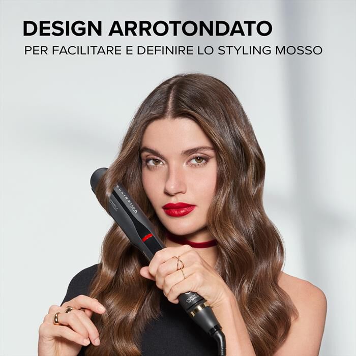 BELLISSIMA IMETEC - PIASTRA CON INFRAROSSI CREATIVITY INFRARED-Matt Black Glam Gold