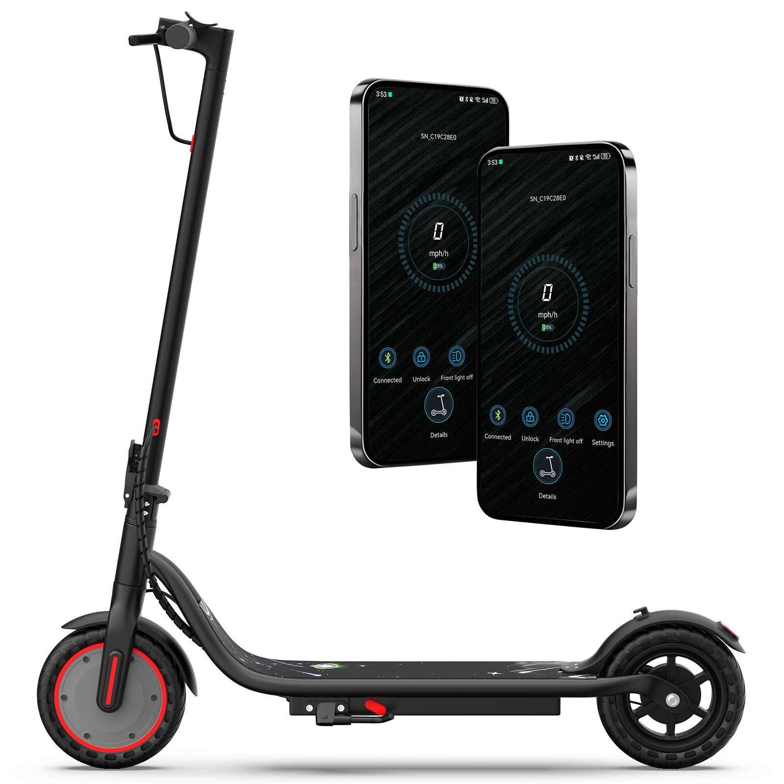 LadPed LP30 Electric Scooter 350W 5.2 Ah Foldable