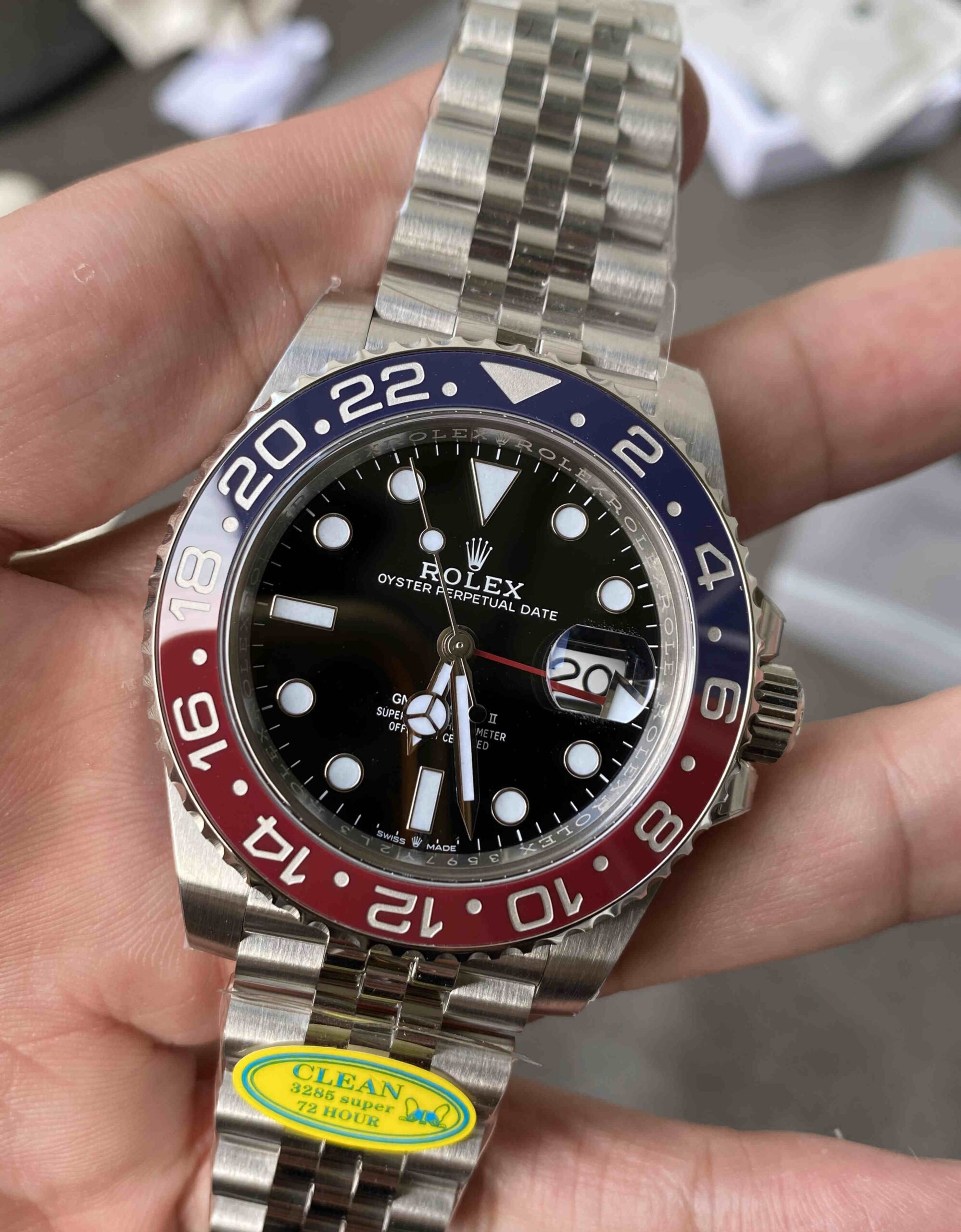 Clean Factory GMT Master II 3285 Super Clone – New Dandong 3285 Movement, 70-Hour Power Reserve