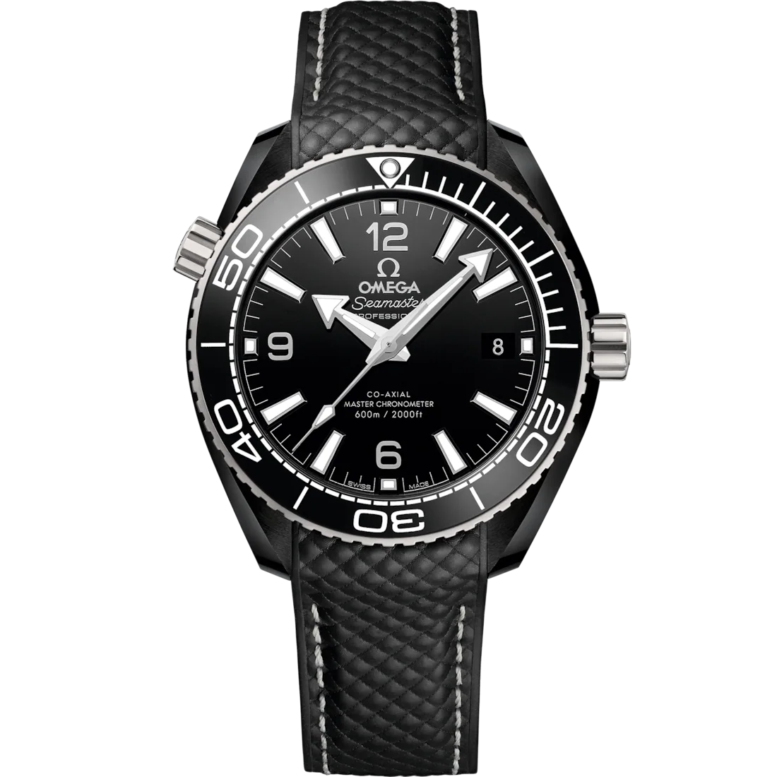 Omega Seamaster Planet Ocean 600M 39.5mm Black Dial Black ceramic Strap 215.92.40.20.01.001