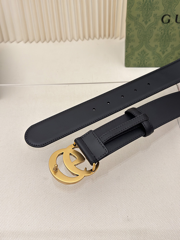 Fashion Top quality steel Buckle Belt Wide-4cm Real Leather Belt PD-862149