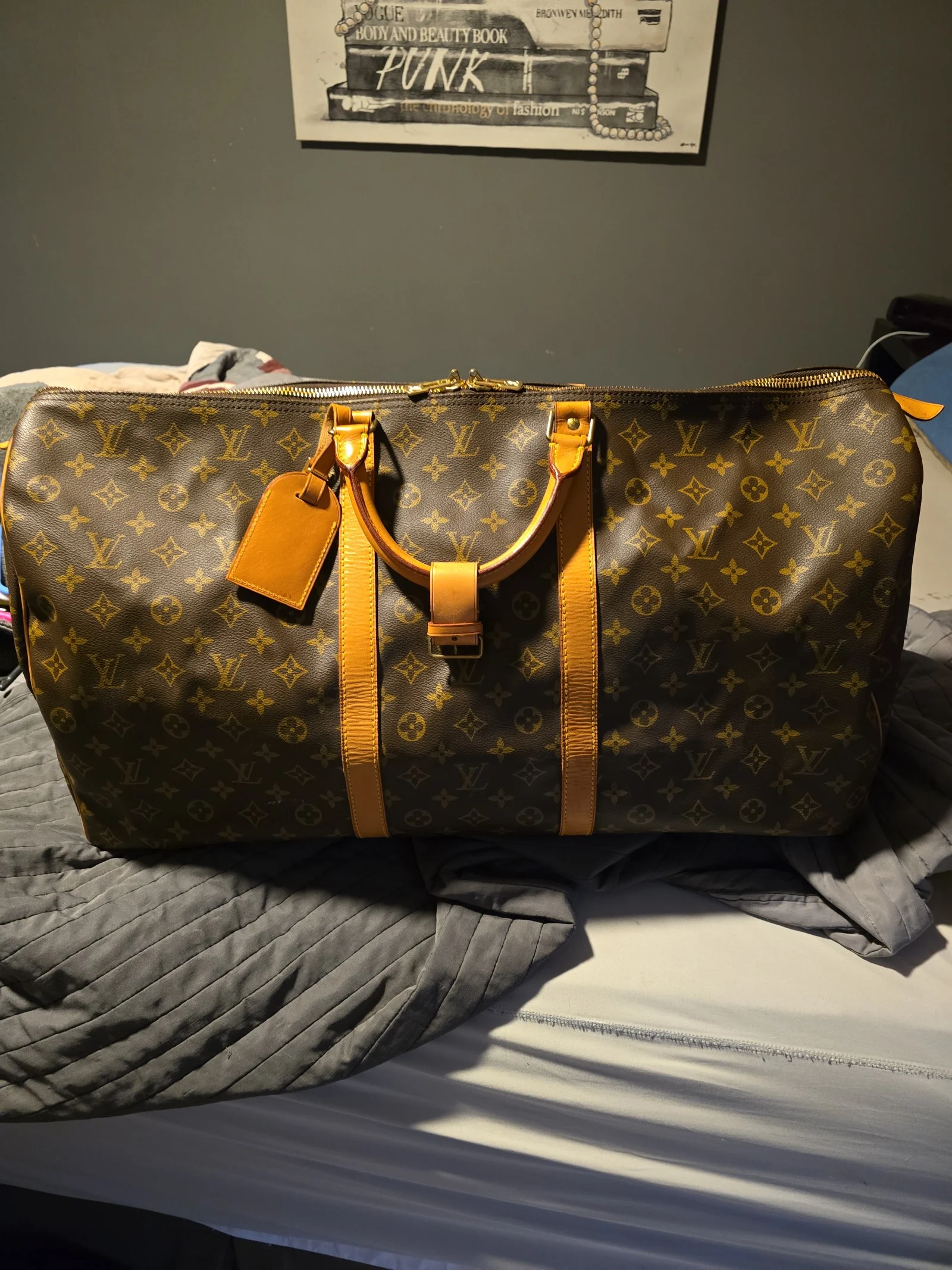Authentic Louis Vuitton Keepall 55