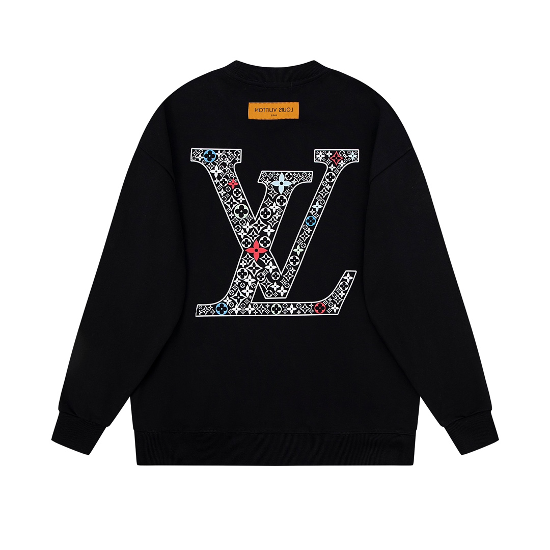 LV Hoodies Black