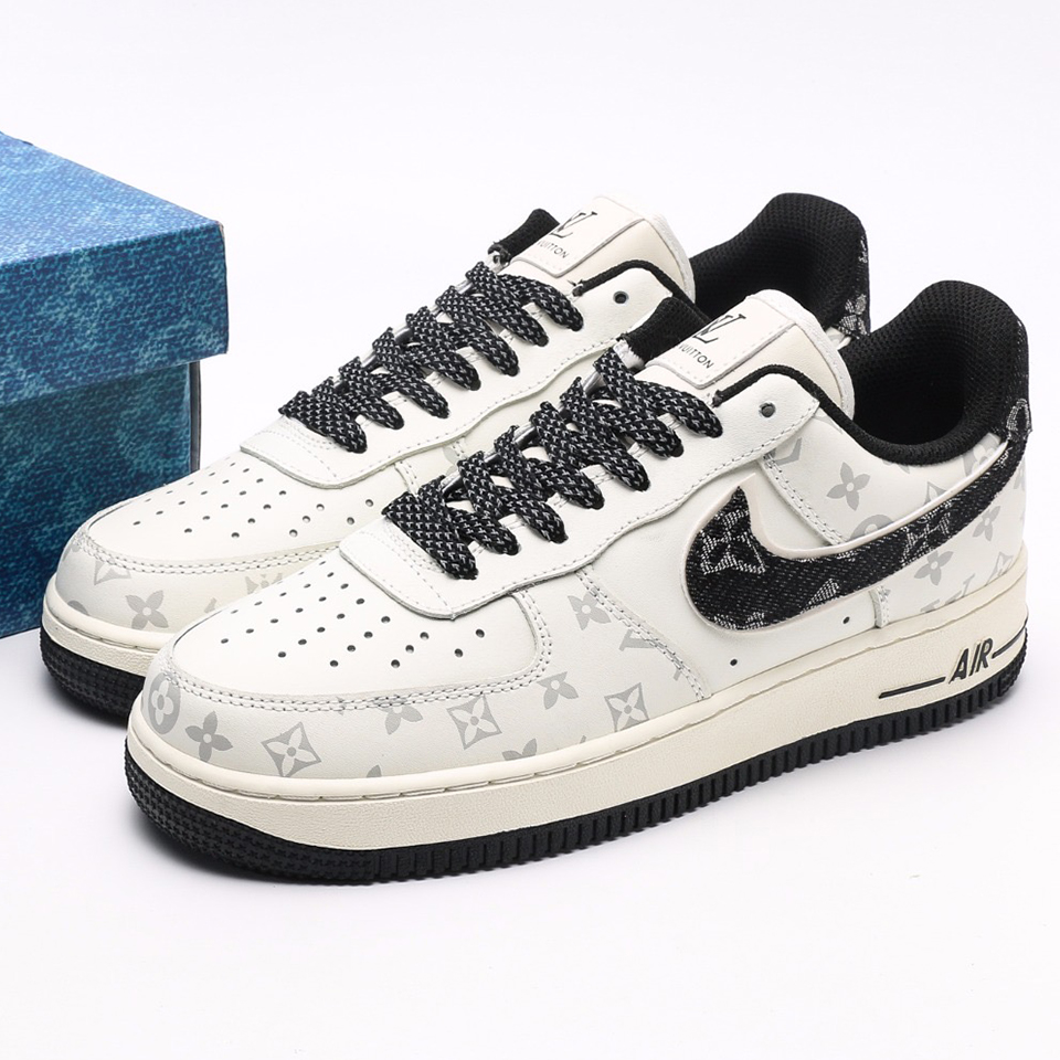 NK AF1 Low Sneaker x LV Denim Swoosh NNL24112234