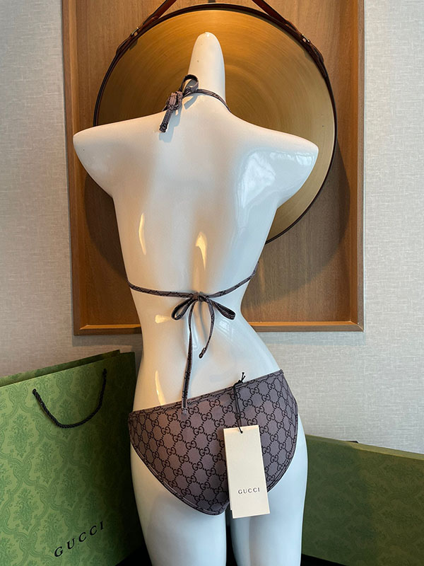 Sexy Bikini Smocked Swimsuits with Pads YY-925453