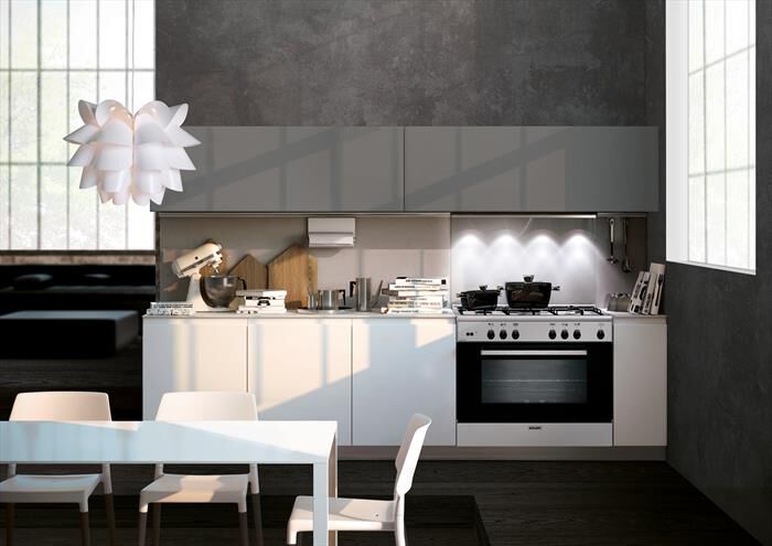 GLEM GAS - Cucina a gas A654VI Classe A-Inox