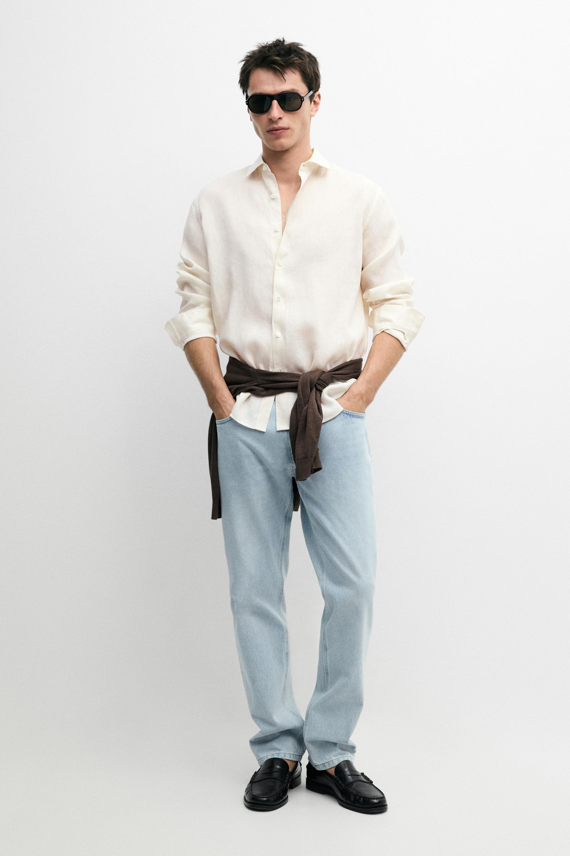 Camisa 100% lino