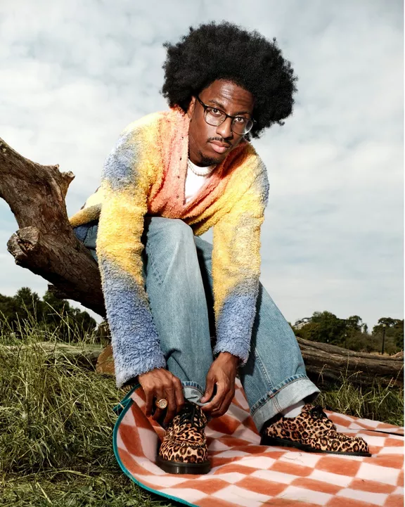 LOWELL LEOPARD PRINT MOC TOE SHOES