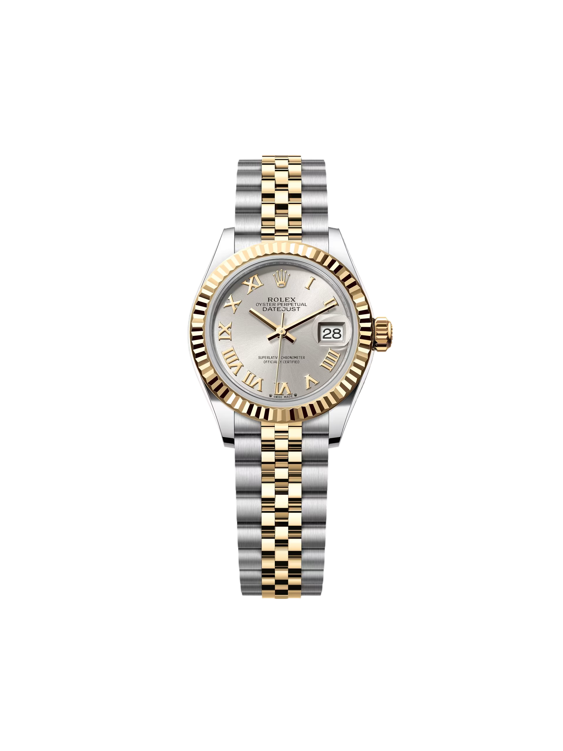 Rolex Lady-Datejust 28mm 279173 Silver Roman Dial Oyster Bracelet