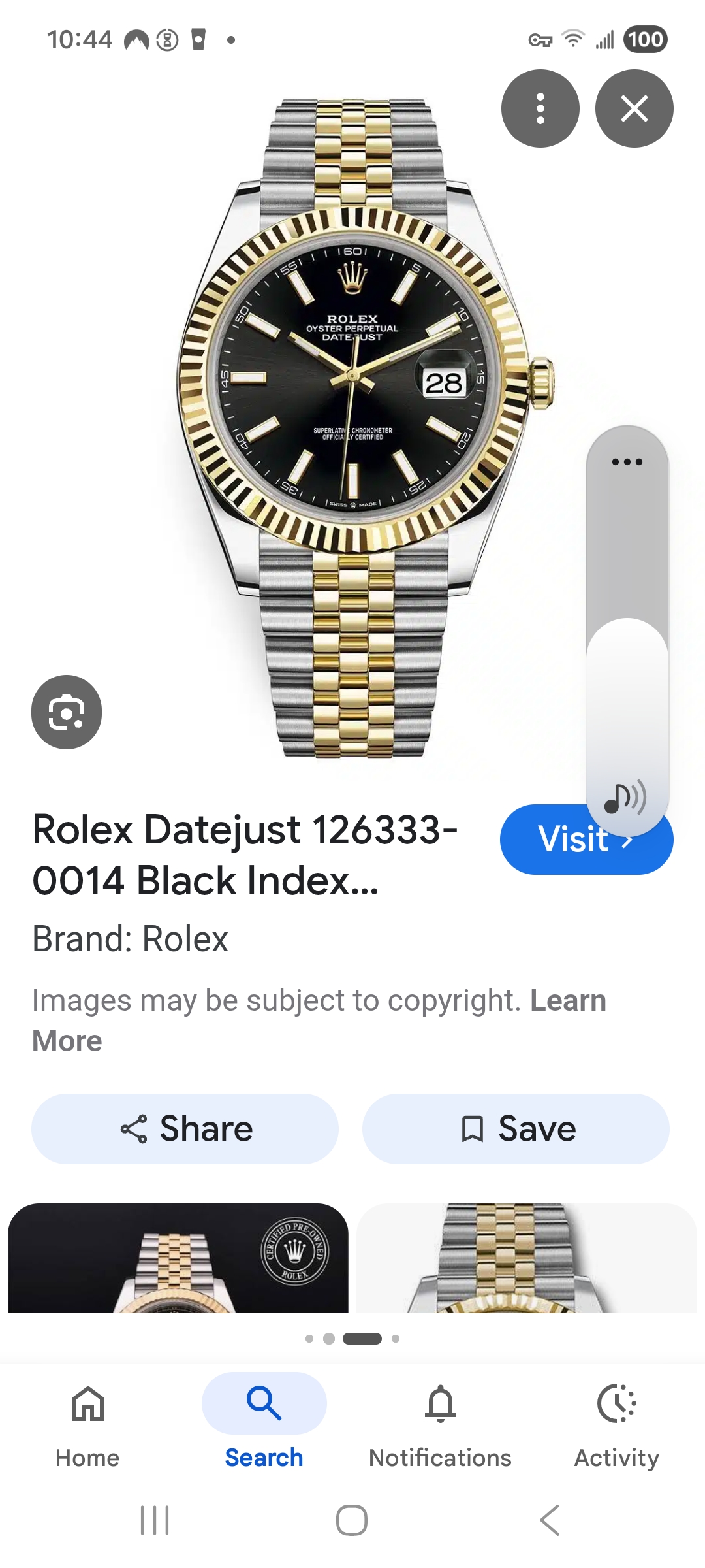 Rolex Datejust 126333-0014 12A-nini