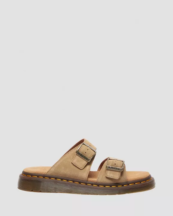 Josef Suede Slide Sandals