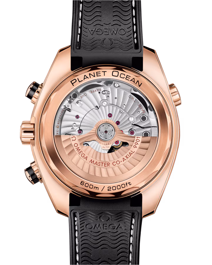 Omega Seamaster Planet Ocean 600M 45.5mm Black Dial Sedna™ 18k Rose Gold Strap 215.63.46.51.01.001