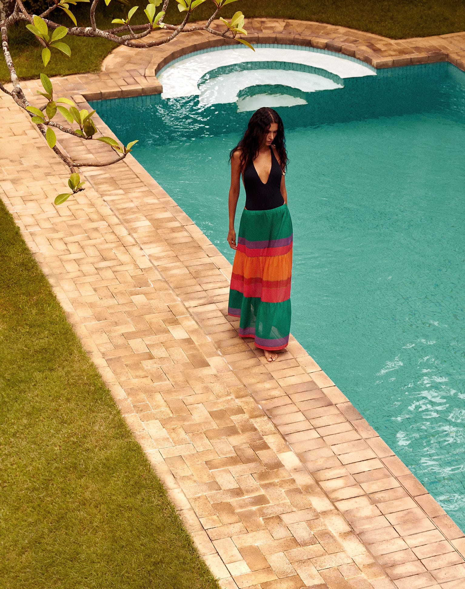 Helen Long Skirt (Final Sale) - Heatwave