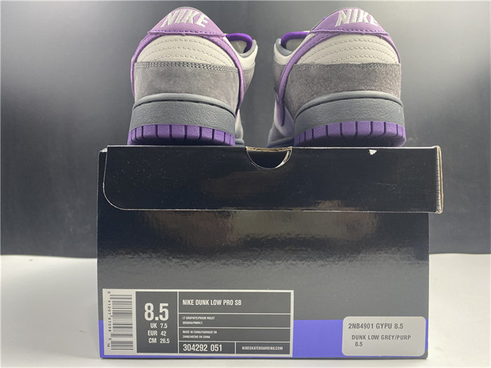 NK Dunk SB Low Purple Pigeon 304292-051