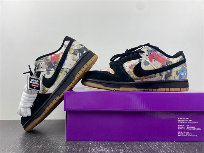 NK SB Dunk Low Supreme Rammellzee FD8778-001