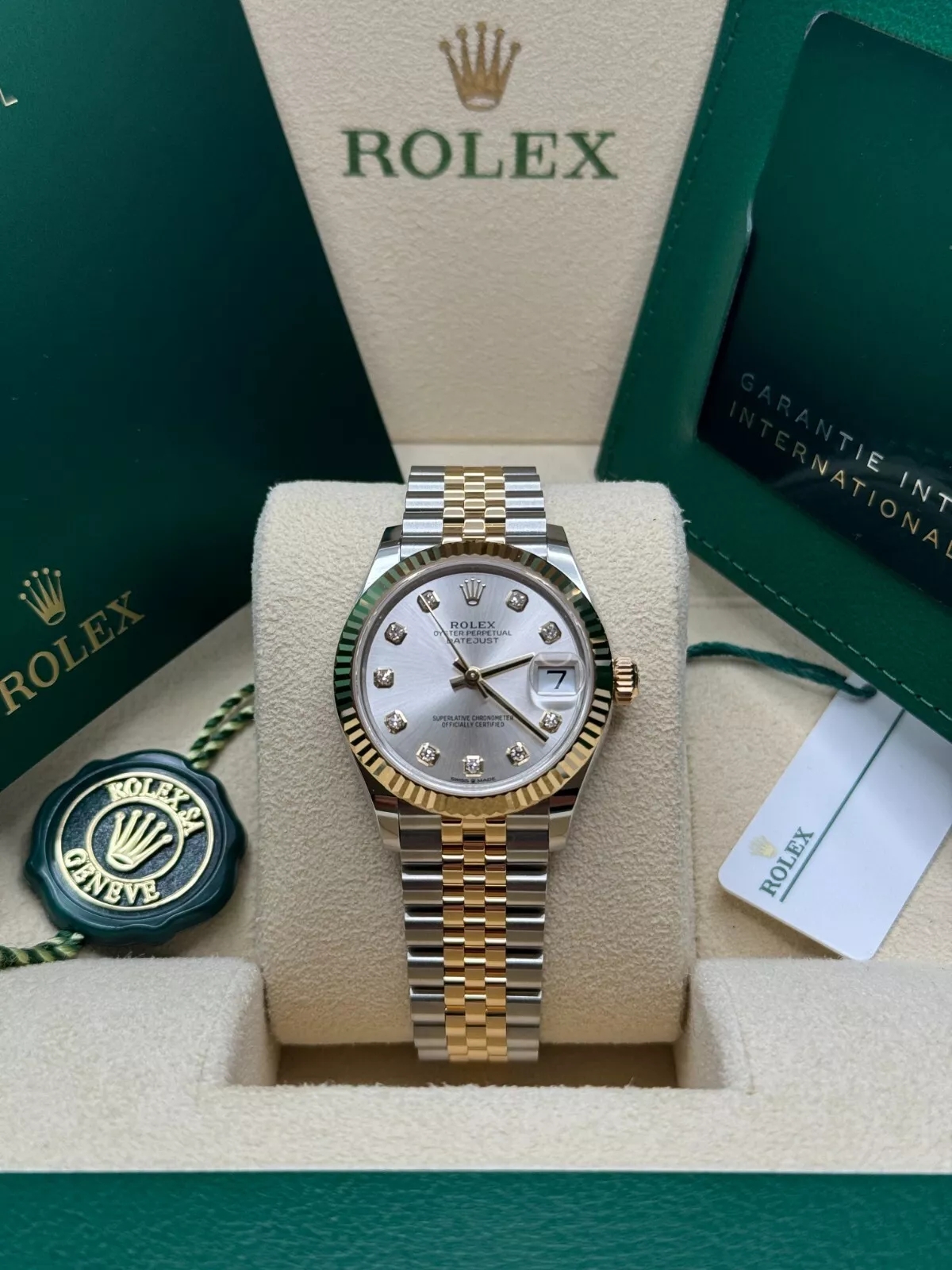 【Super Clone】RLX Datejust m278273-0019/0020 31mm Silver Dial Stainless Steel and Yellow Gold Oyster Watch