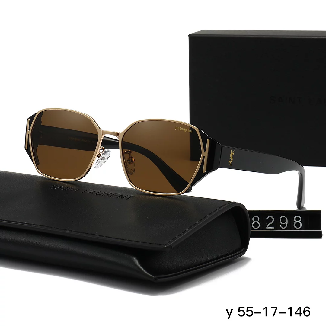 4 Colors Fashion Mirrored Lenses metal-framed Woman’s Sunglasses(A/B/C=55/17/146mm) TYJ-915764