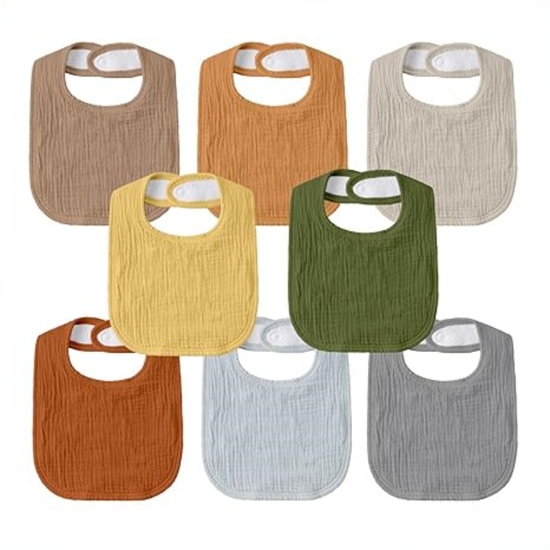 CLOUDBABY-BIB BABY Muslin Drool Bibs for Boys Girls