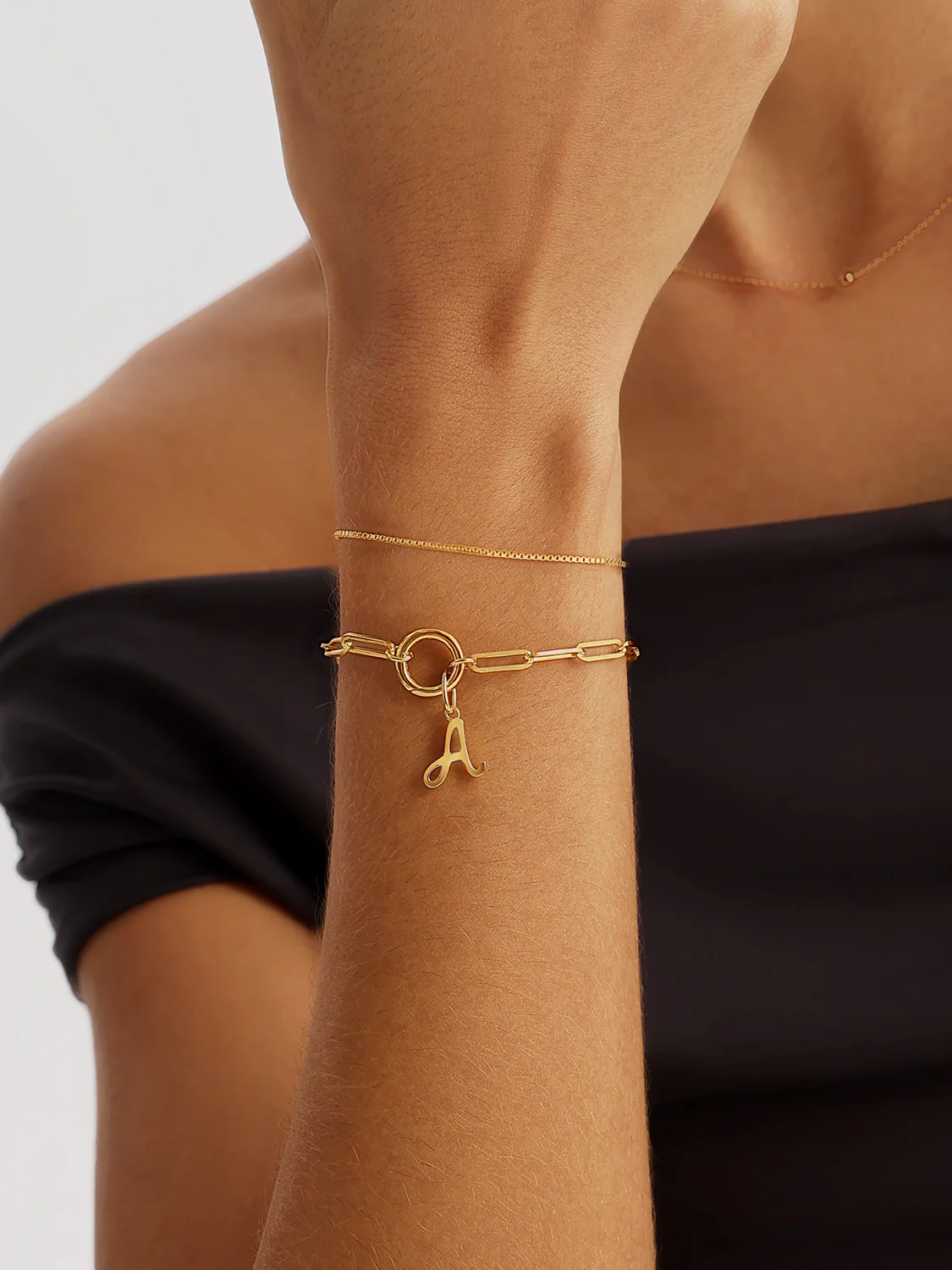 Slim Box Chain Bracelet