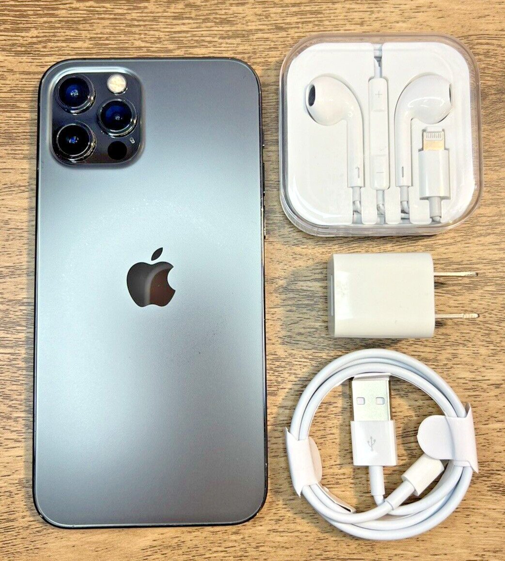 Apple Iphone 12Pro 128GB Graphite GSM/CDMA Factory Unlocked Grade A Battery 100% 8N58
