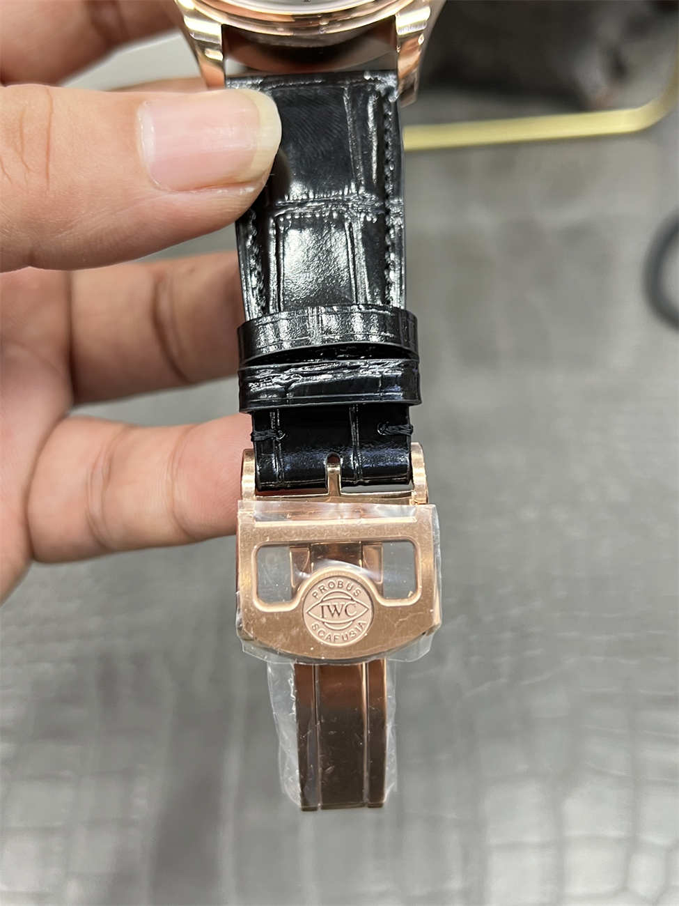 IWC IW501707 — APS Portuguese 42mm Rose Gold Black Dial