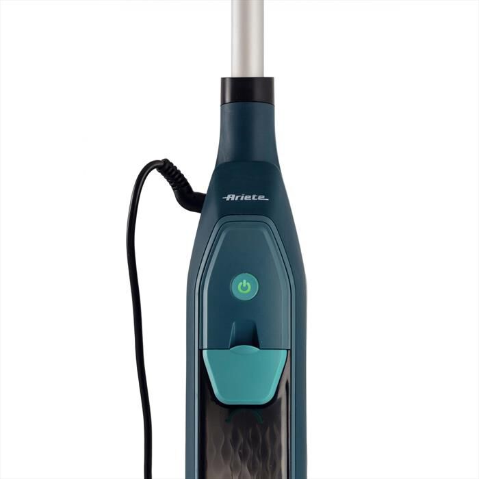 ARIETE - Scopa a vapore con panni 4178 DUAL STEAM SCRUB-Blu