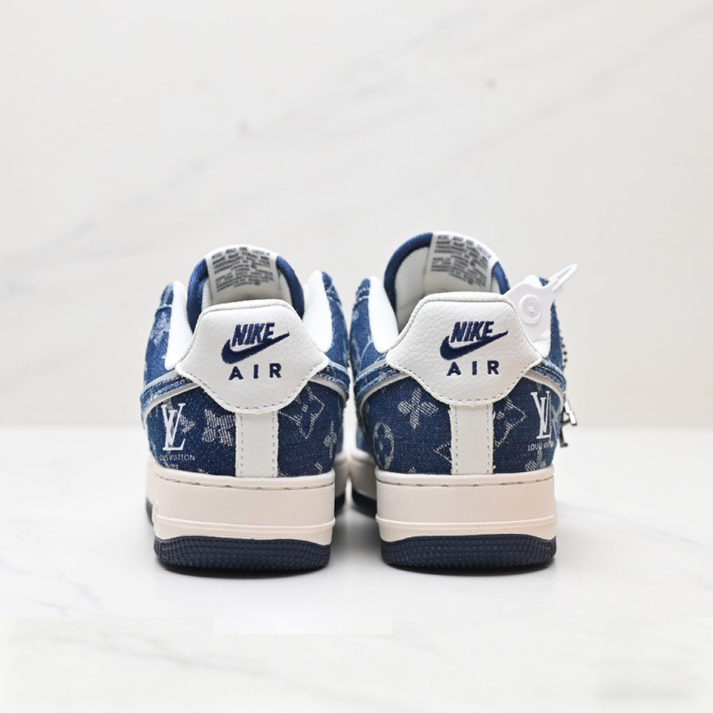 NK AF1 Sneaker x LV Blue Denim AF1
