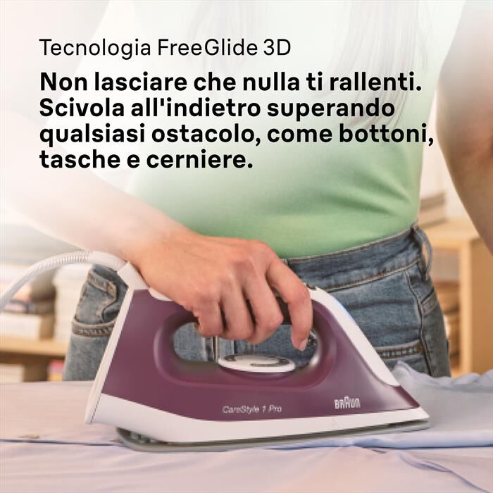 BRAUN - SISTEMA STIRANTE CARESTYLE 1 PRO IS1514VI-Viola