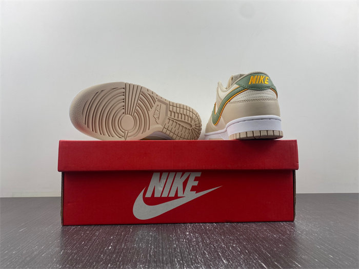 NK Dunk Low Pale Ivory Oil Green FQ6869131