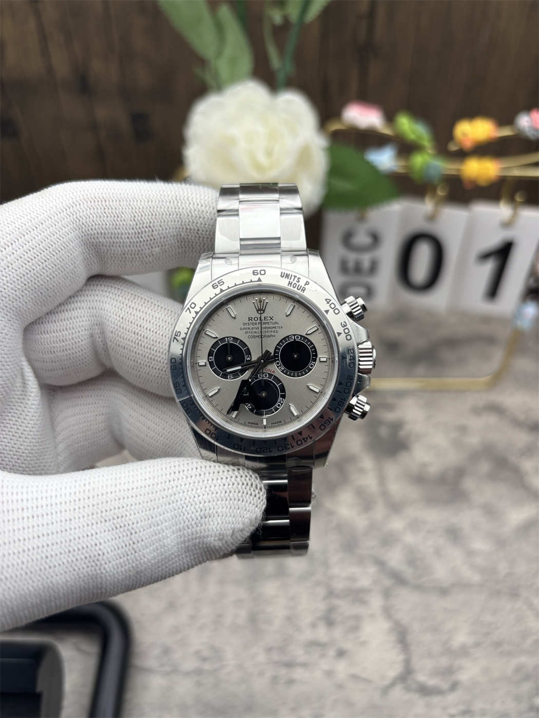 VSF Daytona 126509 V3 Weighted 183g (Grey Dial) – Dandong 4131 Movement