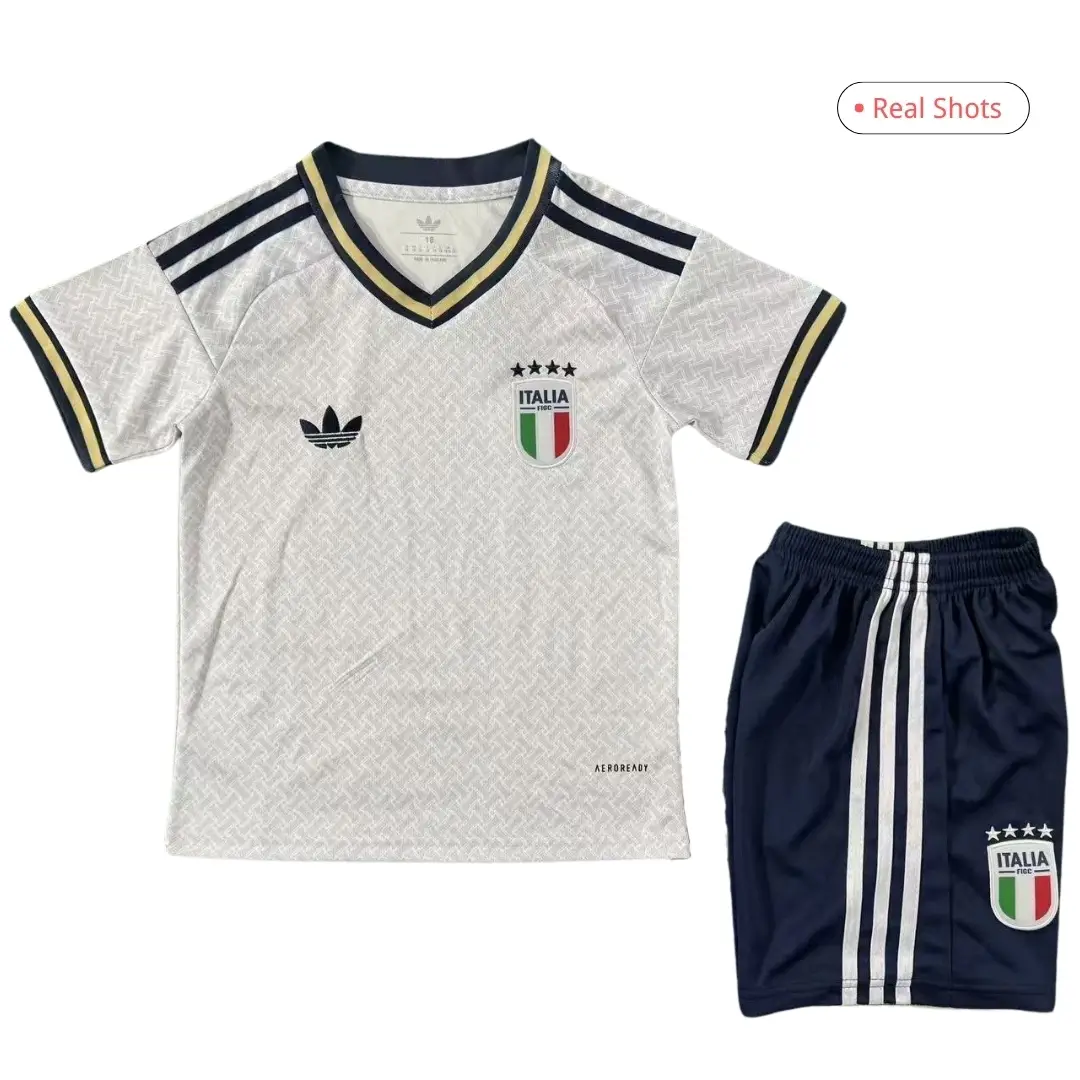 Kid's Italy Away Soccer Kit - Jersey+Shorts 2026