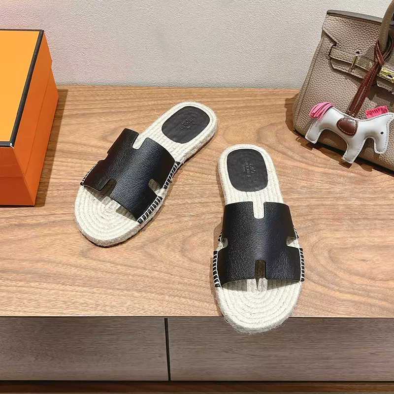 Fashion High Quality Real Leather Slippers LX-872327