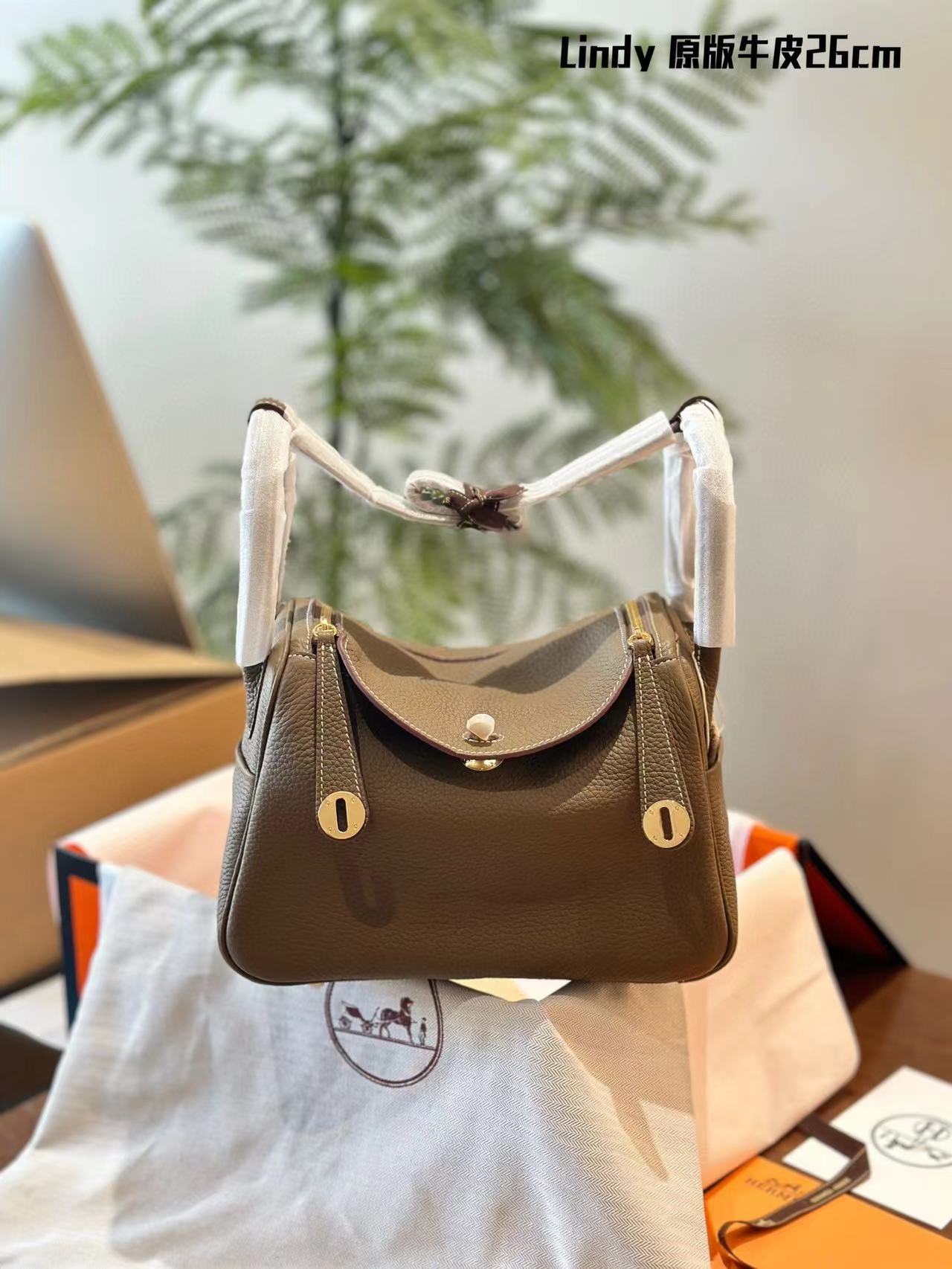 10.2″ Chains Leather Handbag With straps BB-921146