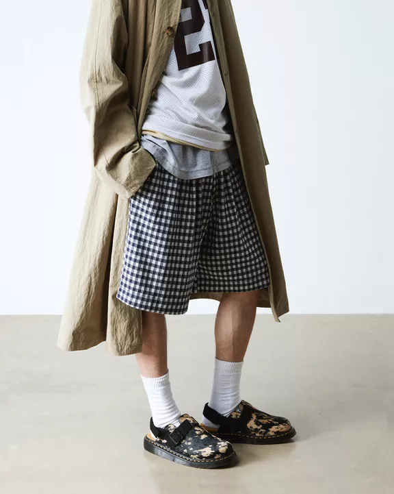 Jorge II Contrast Hair-On Mules