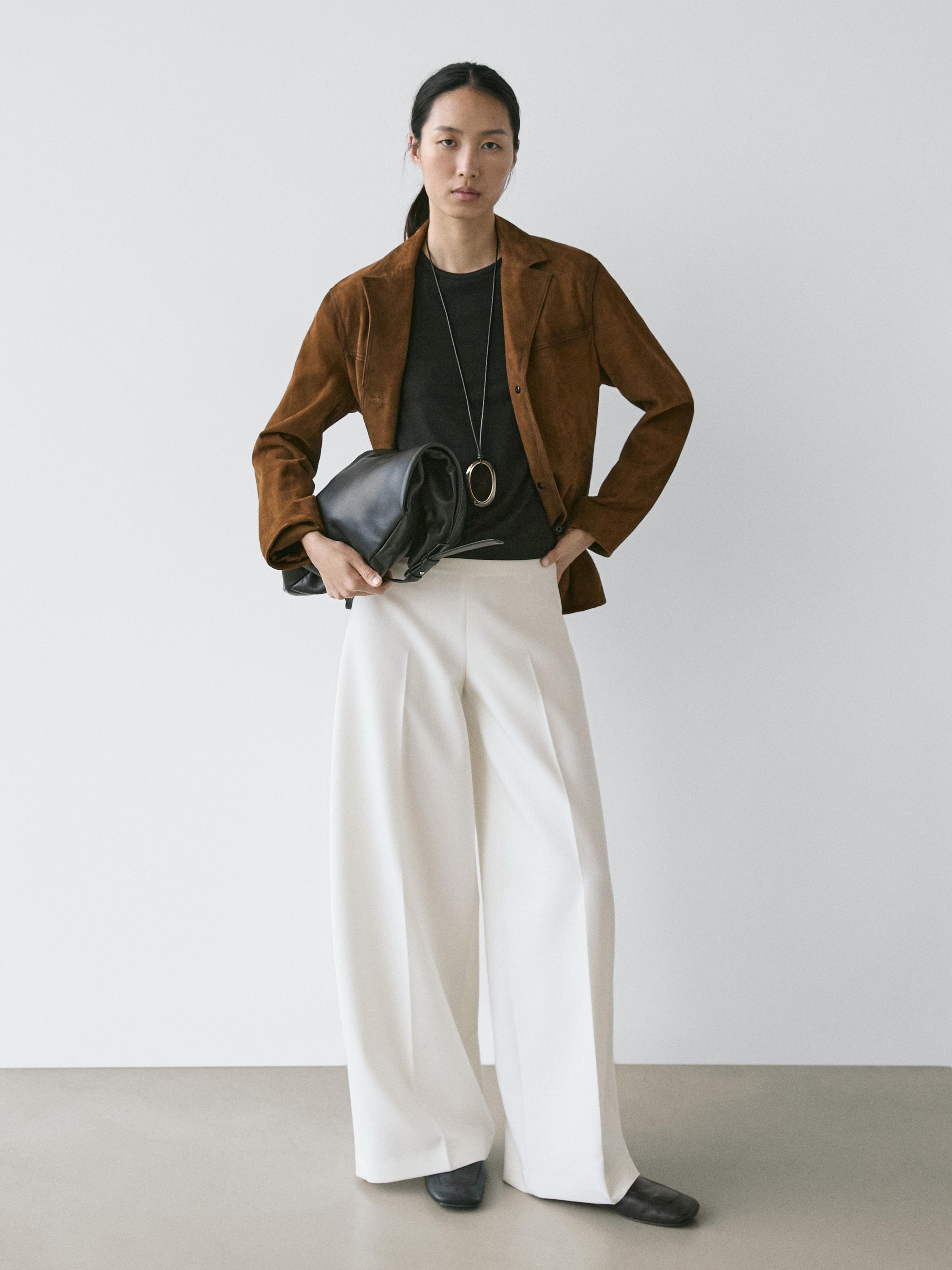 Pantalón ancho volumen