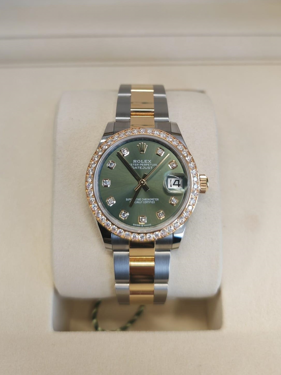 【Super Clone】RLX Datejust m278383RBR-0029/0030 31mm Olive Green Dial Oyster Bracelet